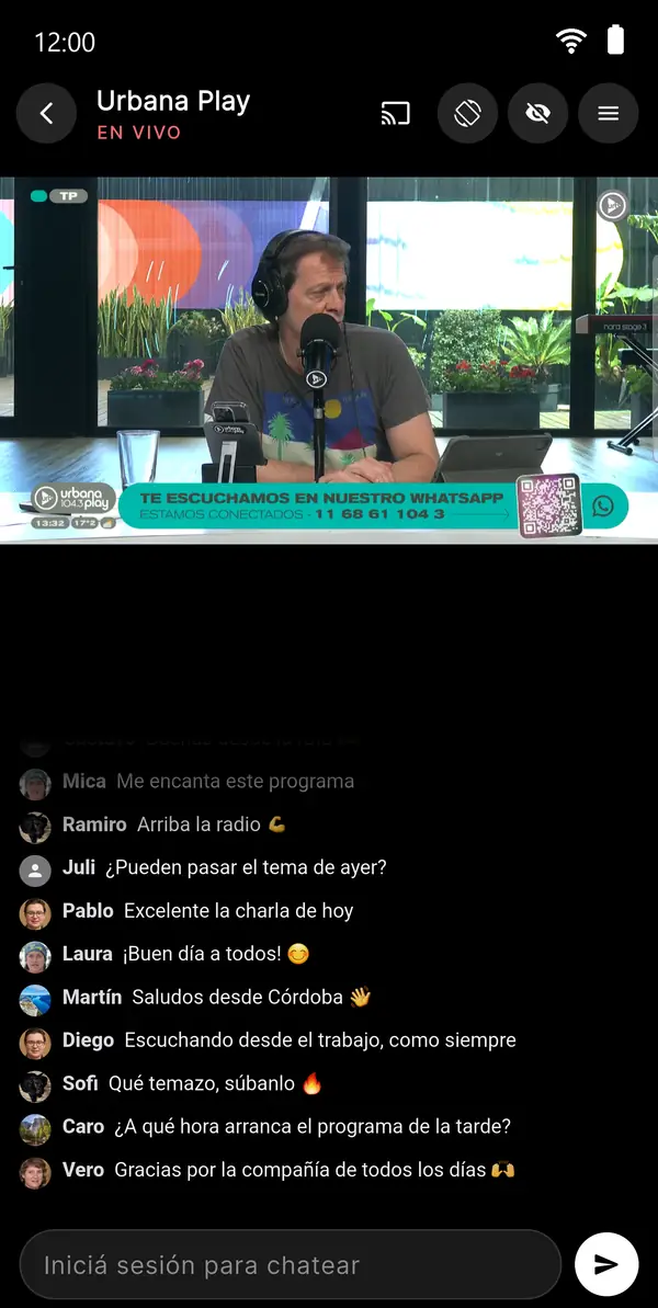 Apps móviles para radios y canales: pantalla 5